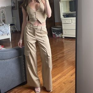 Two piece pinstripe set